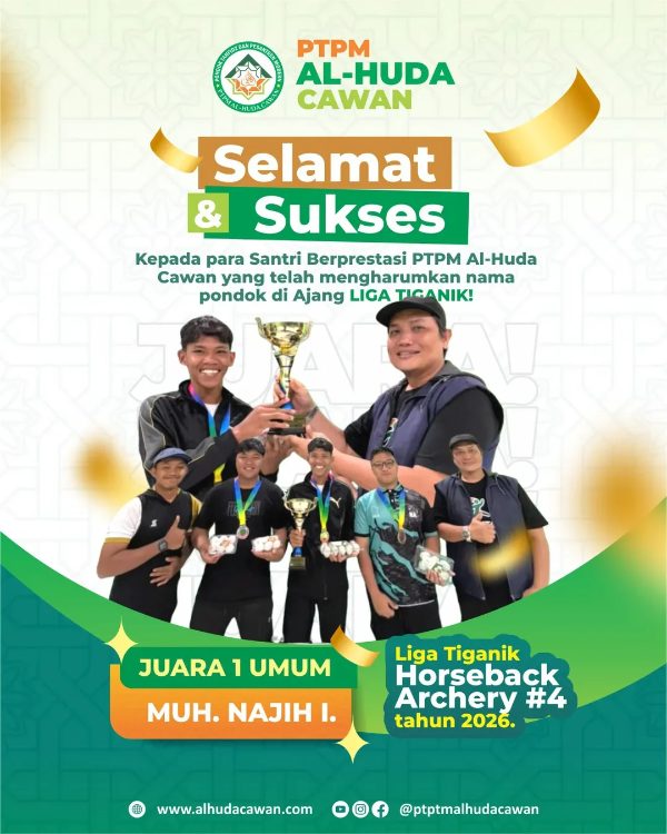 Santri PTPM Al-Huda Cawan Raih Juara 1 Umum di Liga Tiganik Horseback Archery #4